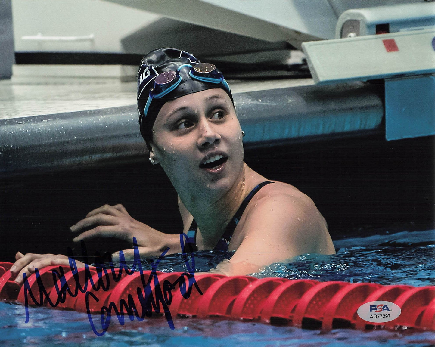 Mallory Comerford signed 8x10 photo PSA/DNA Autographed Swimming