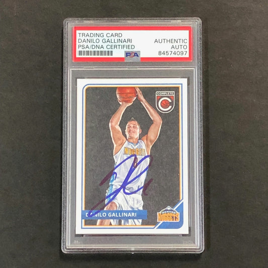 2015-16 Panini Complete #78 Danilo Gallinari Signed AUTO PSA Slabbed Nuggets