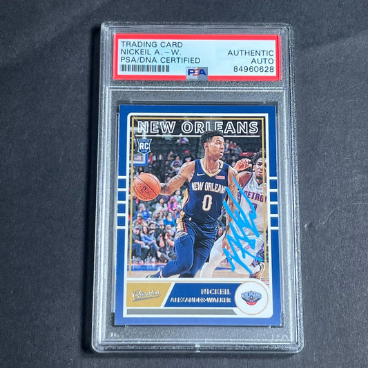 2019-20 Panini Chronicles Classics #640 Nickeil Alexander Walker Signed Card AUT