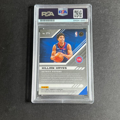 2020-21 Panini Chronicles xR #276 Killian Hayes Signed Card AUTO PSA Slabbed RC