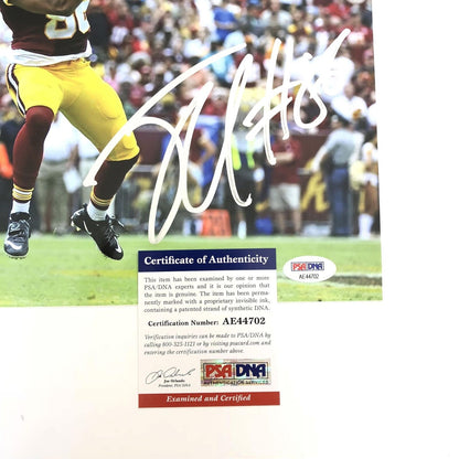 Jordan Reed signed 8x10 photo PSA/DNA Washington Football Team Autographed