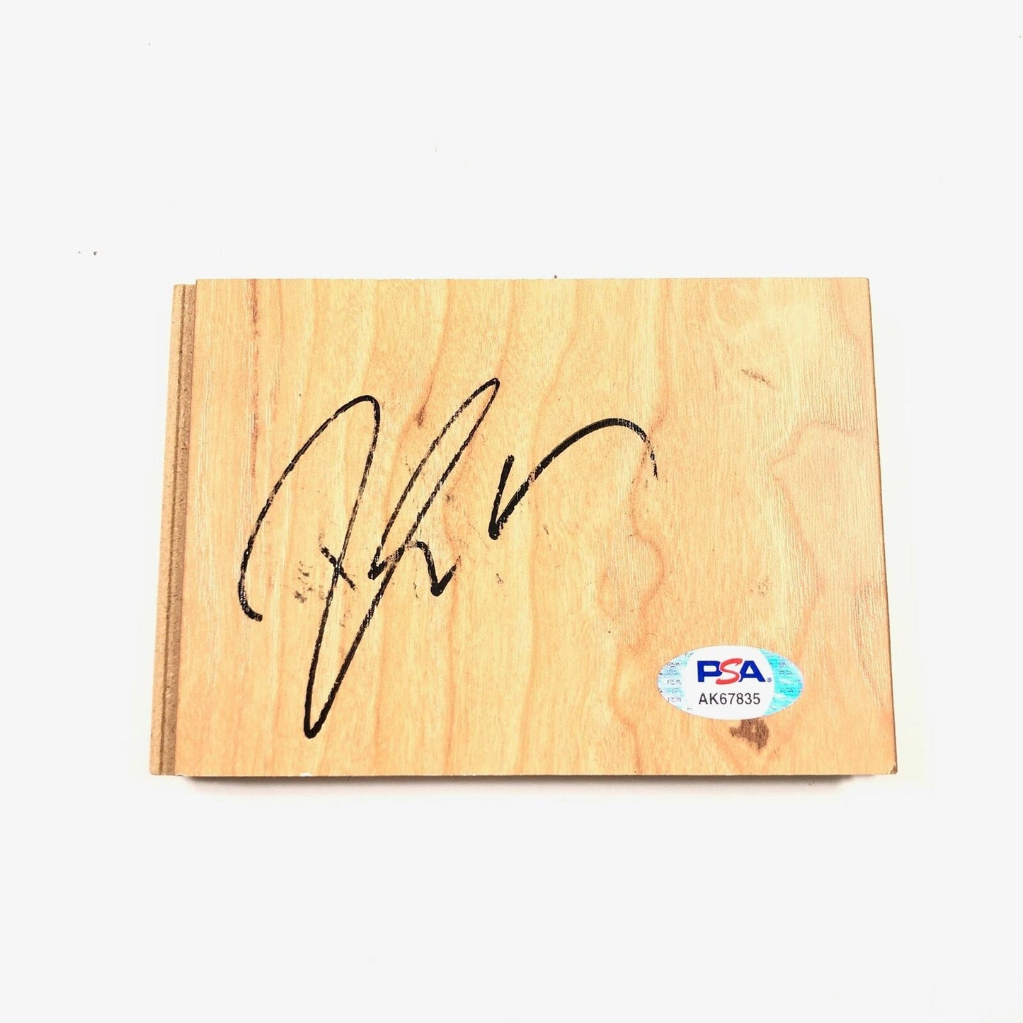 Rudy Gay signed Floorboard PSA/DNA San Antonio Spurs autographed