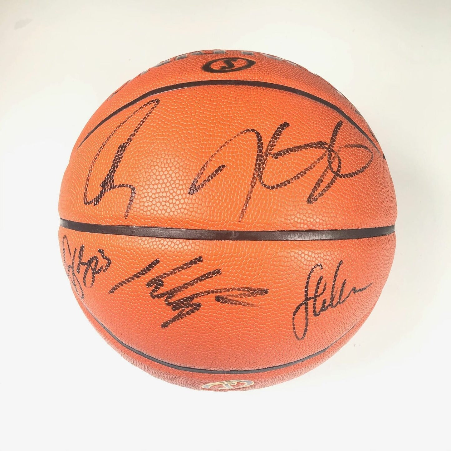 2017-18 Warriors Team Signed Basketball PSA/DNA Autographed LE Finals Ball