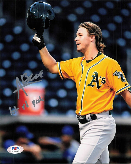 Austin Beck signed 8x10 photo PSA/DNA Oakland Athletics Autographed