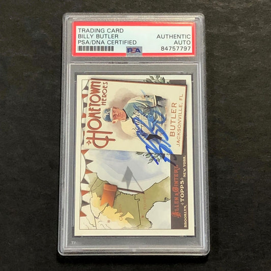 2011 Topps Allen & Ginter Hometown Heroes #HH72 Billy Butler Signed Card Auto PS