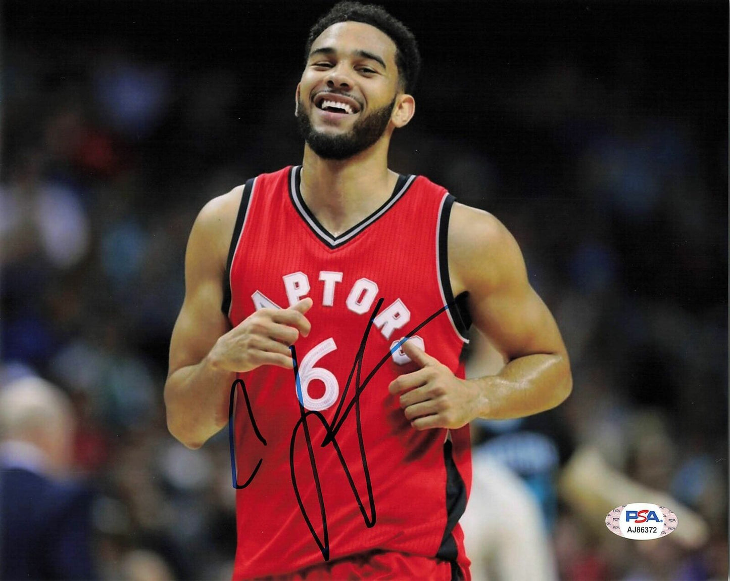 CORY JOSEPH signed 8x10 photo PSA/DNA Toronto Raptors Autographed