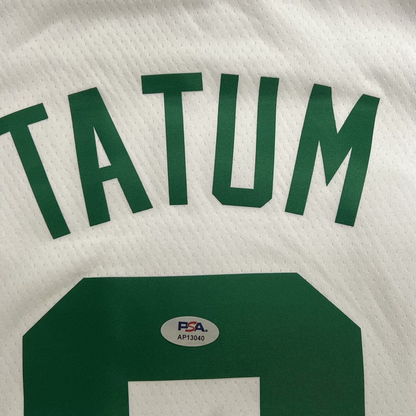 Jayson Tatum Signed Jersey PSA Boston Celtics Autographed