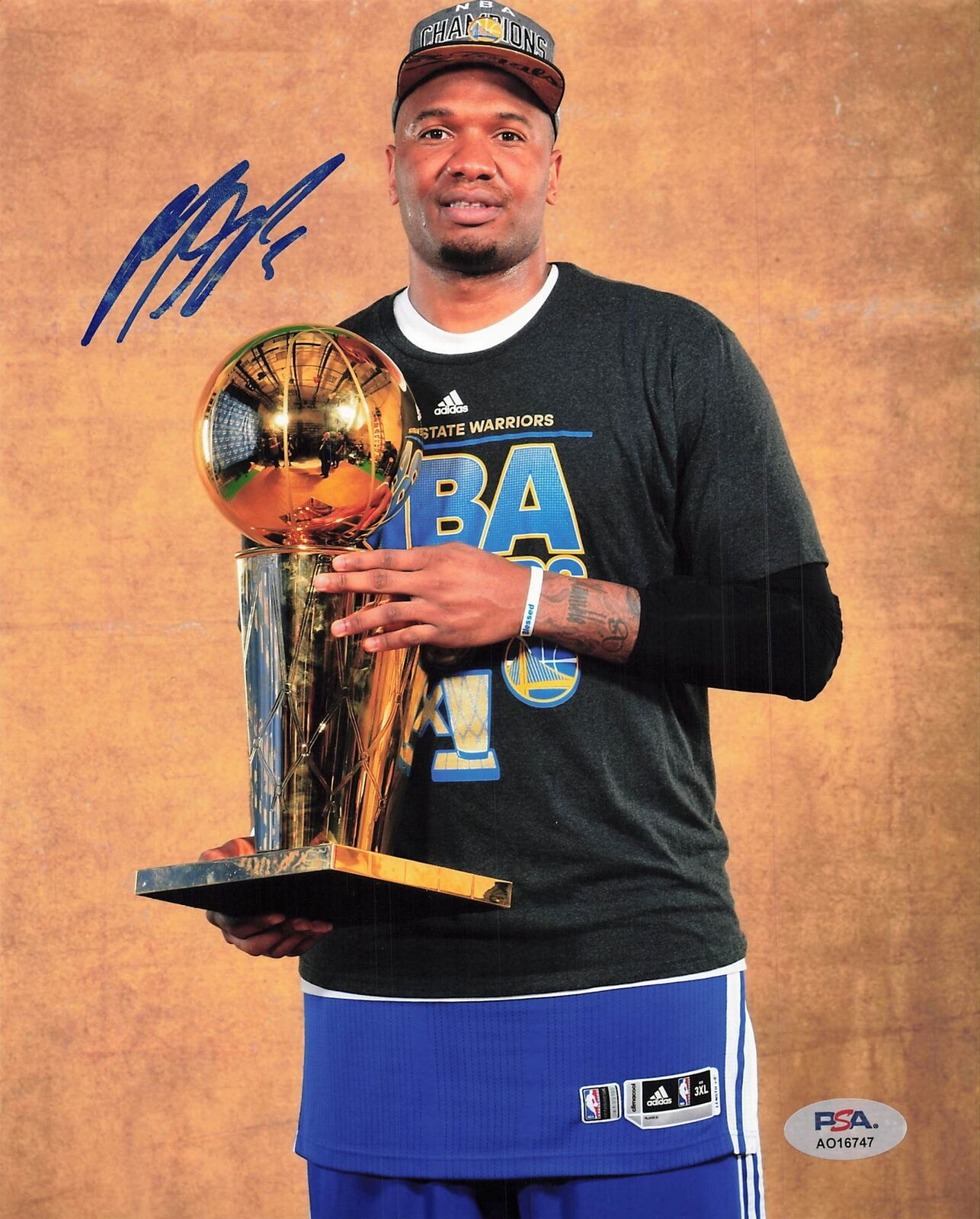 Marreese Speights signed 8x10 photo PSA/DNA Golden State Warriors Autographed