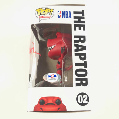 DAVID JOHNSON Signed The Raptor Funko Pop PSA/DNA Toronto Raptors Autographed