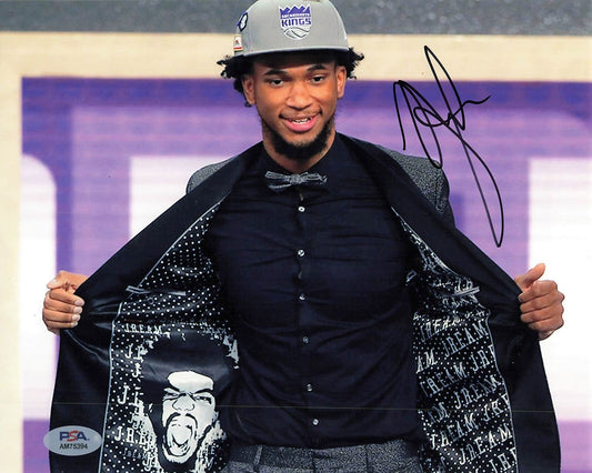 Marvin Bagley III signed 8x10 Photo PSA/DNA Kings Autographed