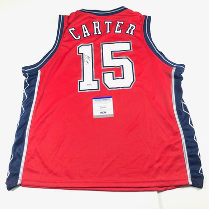 Vince Carter signed jersey PSA/DNA New Jersey Nets Autographed