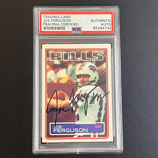 1983-84 Topps #224 Joe Ferguson Signed Card AUTO PSA/DNA Bills