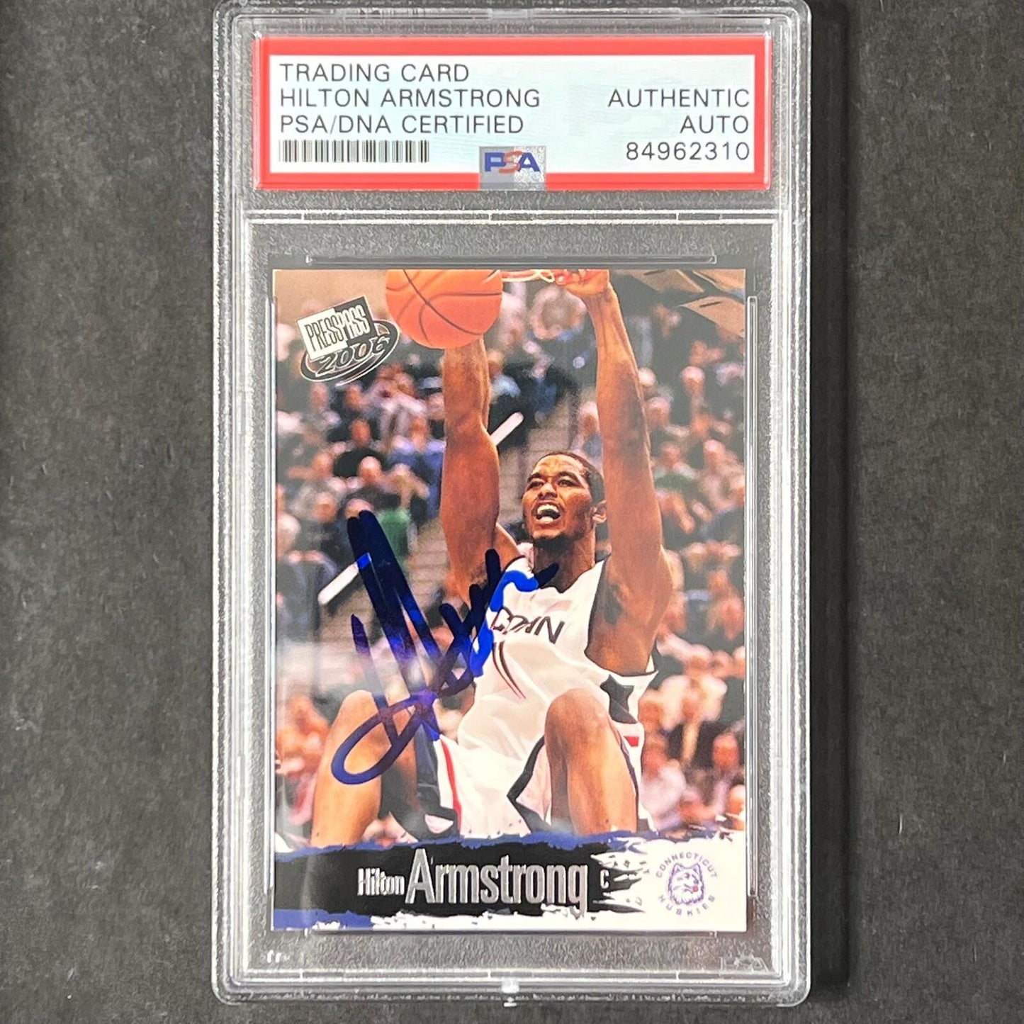 2006 Press Pass #SB3 Hilton Armstrong Signed Card AUTO PSA/DNA Slabbed Connectic