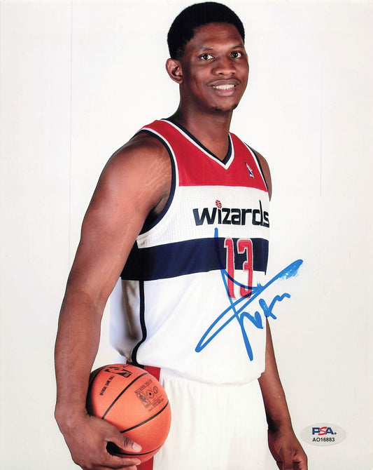 KEVIN SERAPHIN signed 8x10 photo PSA/DNA Washington Wizards Autographed