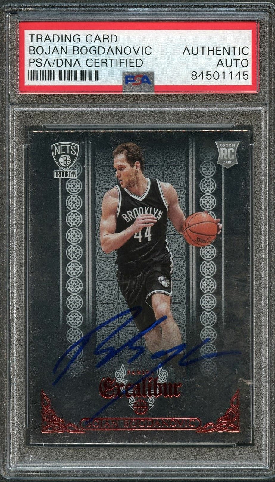 2014-15 Panini Excalibur #176 Bojan Bogdanovic Signed Card AUTO PSA Slabbed RC N