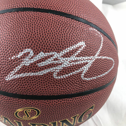 LeBron James Signed Basketball PSA/DNA Auto Grade 9 Los Angeles Lakers Autograph