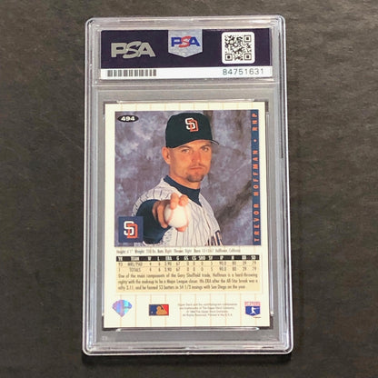 1994 Upper Deck Collectors Choice #494 Trevor Hoffman Signed Card PSA Slabbed