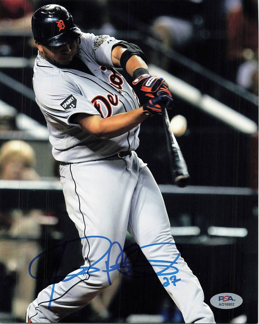 Jhonny Peralta signed 8x10 photo PSA/DNA Detroit Tigers Autographed