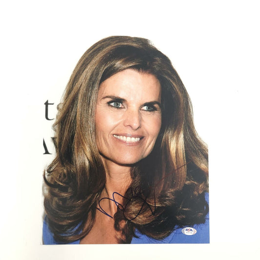 Maria Shriver signed 11x14 photo PSA/DNA Autographed