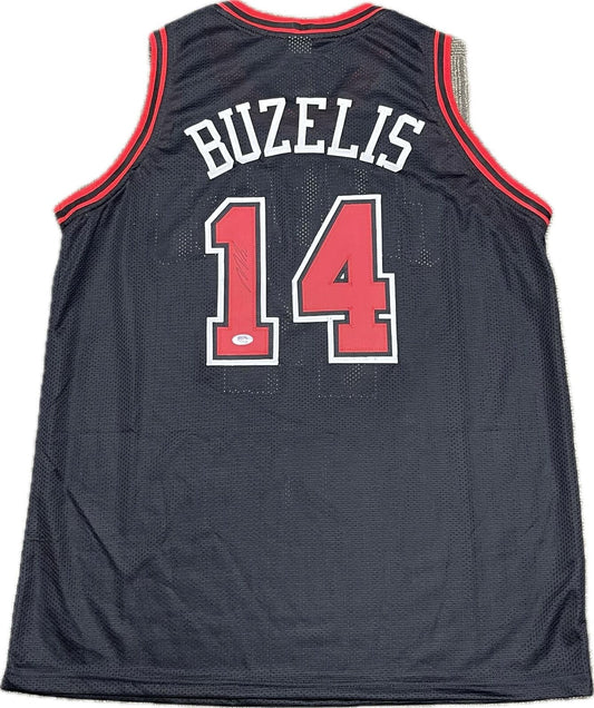 Matas Buzelis Signed Jersey PSA/DNA Autographed NBA Chicago Bulls