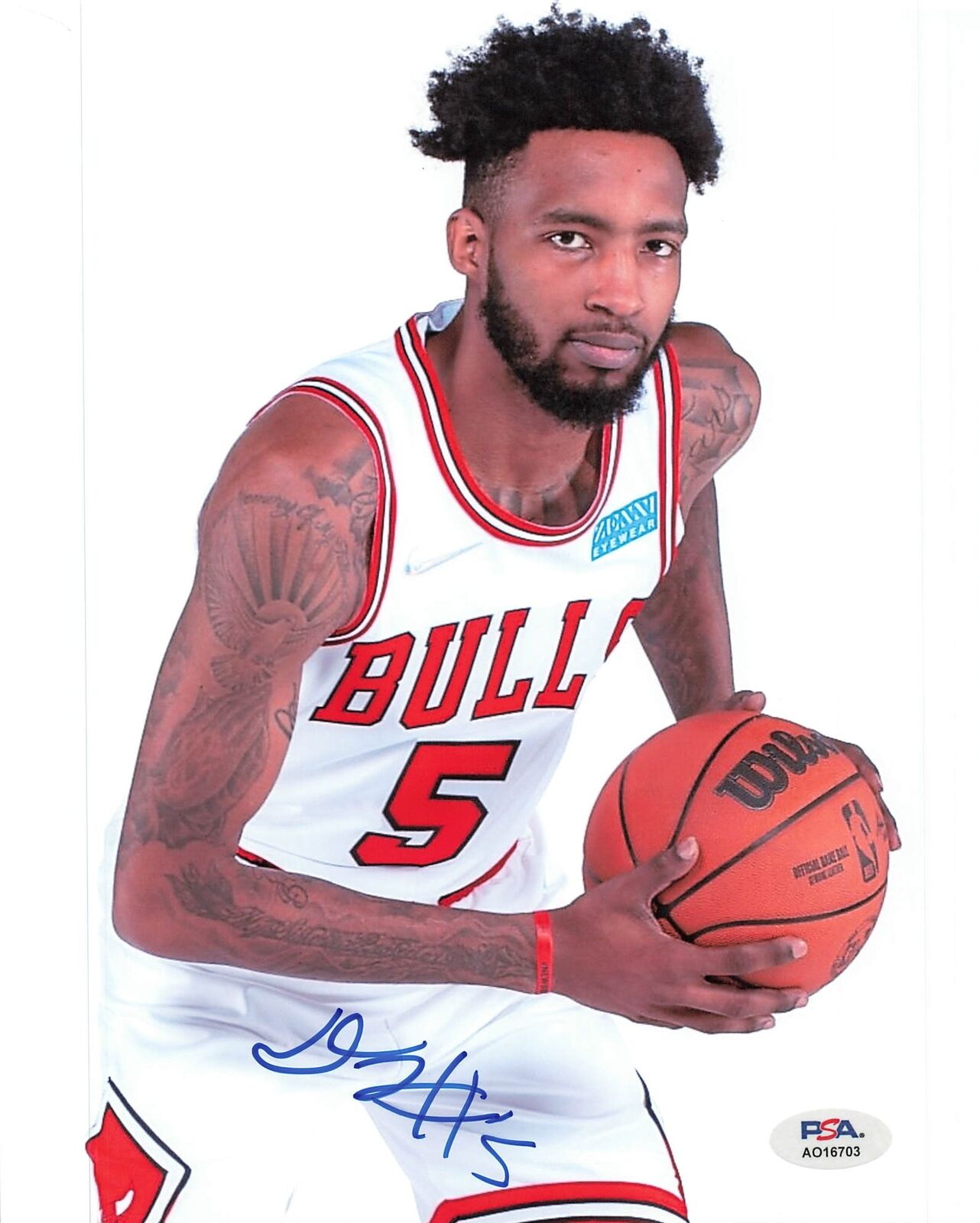 Derrick Jones Jr. signed 8x10 photo PSA/DNA Phoenix Suns Autographed