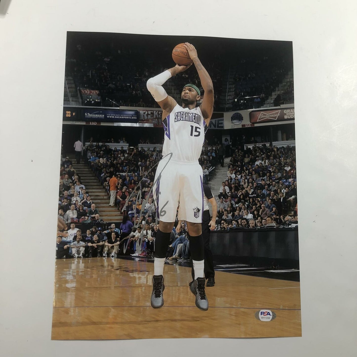 Demarcus Cousins signed 11x14 photo PSA/DNA Kings Warriors Autographed Kentucky