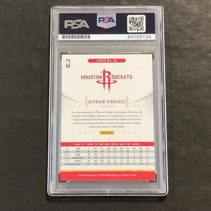 2011-12 NBA Hoops #50 Goran Dragic Signed Card AUTO 10 PSA/DNA Slabbed Rockets