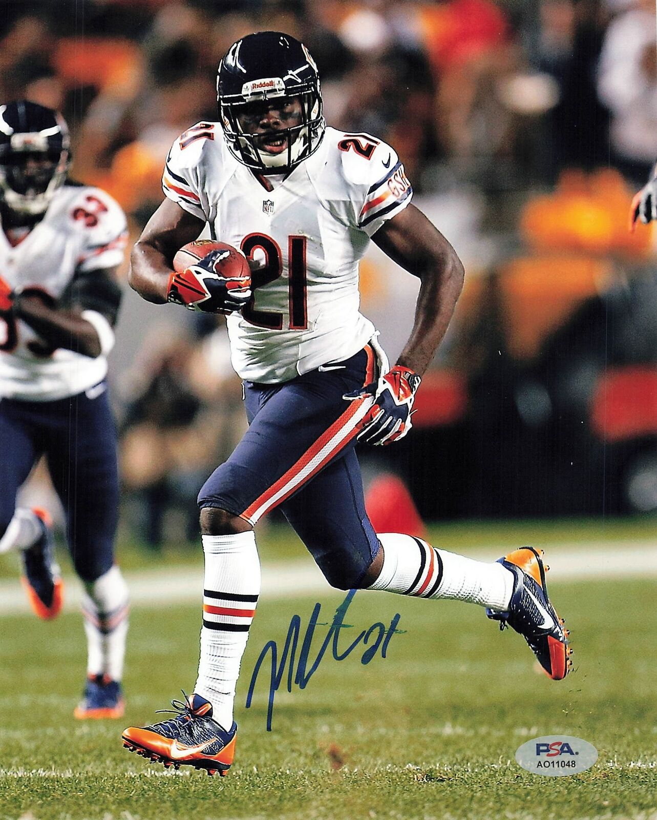 Major Wright Signed 8x10 photo PSA/DNA Chicago Bears Autographed