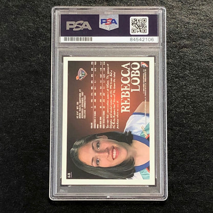 1999 WNBA Hoops Skybox #68 Rebecca Lobo Signed Card PSA Slabbed Auto 10 Liberty