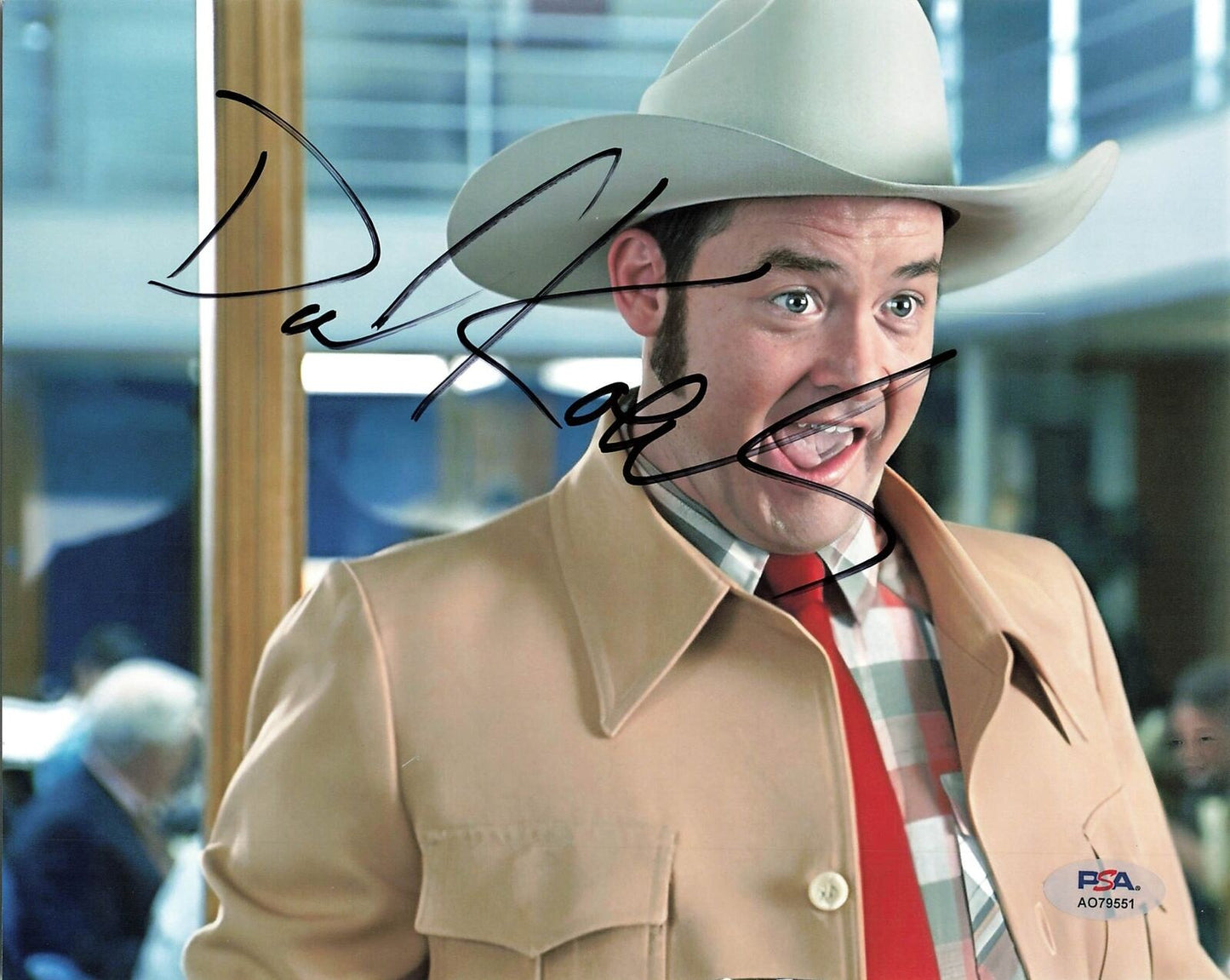 David Koechner Signed 8x10 photo PSA/DNA Anchorman Autographed