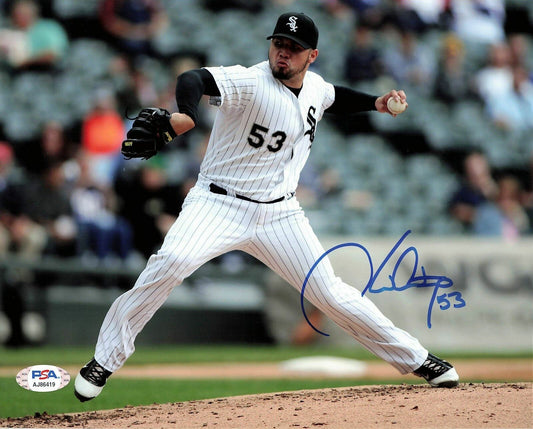 HECTOR SANTIAGO signed 8x10 photo PSA/DNA Chicago White Sox Autographed