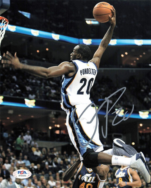 Quincy Pondexter signed 8x10 photo PSA/DNA Memphis Grizzlies Autographed