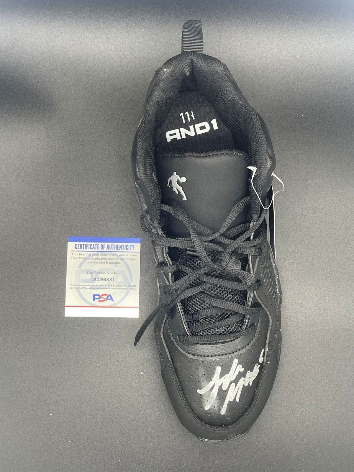 Jalen McDaniels signed Shoe PSA/DNA Autographed