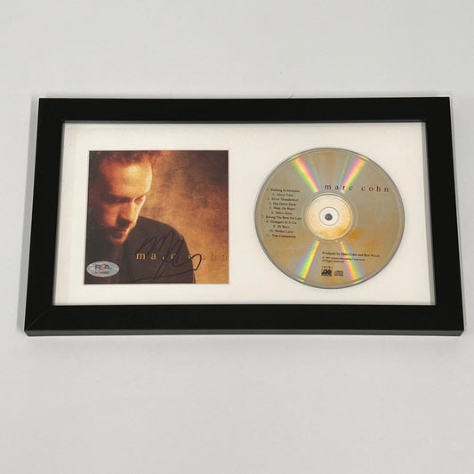 Marc Cohn Signed Marc Cohn Album CD Cover Framed PSA/DNA Autographed Musician