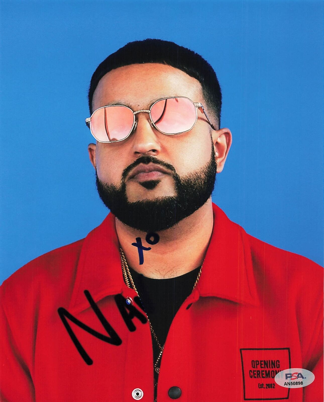 NAV signed 8x10 photo PSA/DNA Autographed Rapper