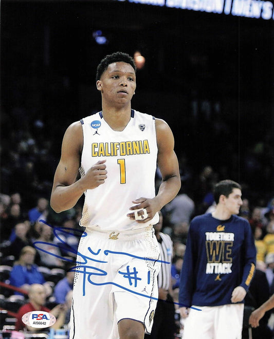 Ivan Rabb signed 8x10 photo PSA/DNA Cal Bears Autographed Knicks