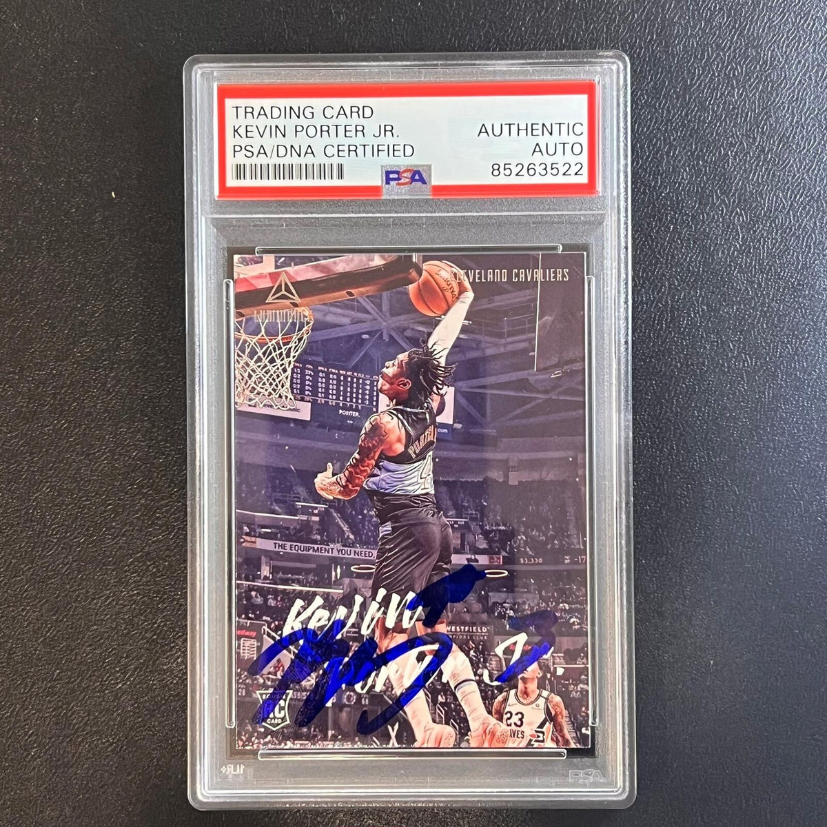 2019-20 Panini Chronicles Luminance #148 Kevin Porter Jr. Signed Card PSA AUTO S