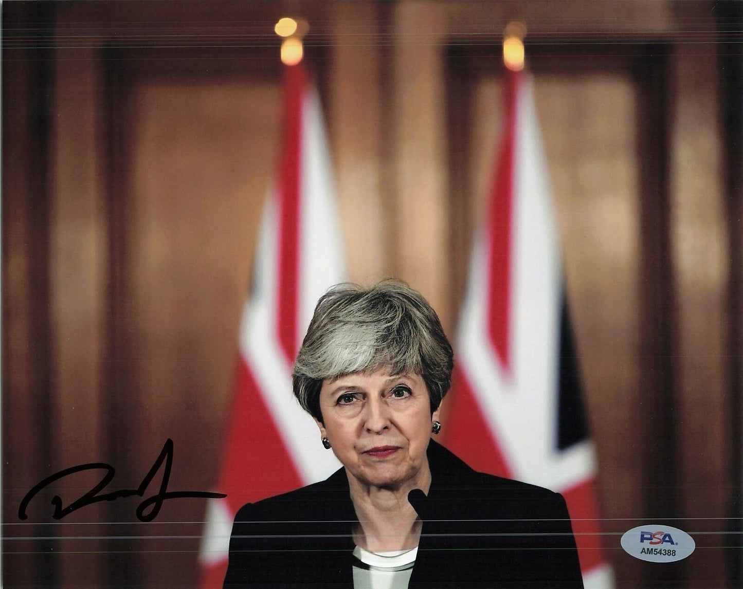 THERESA MAY Signed 8x10 Photo PSA/DNA Autographed