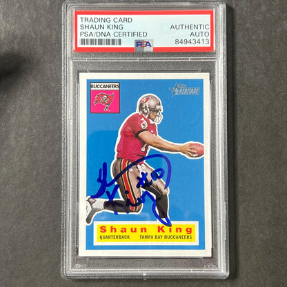 2001 Topps Heritage #94 Shaun King Signed Card AUTO PSA Slabbed Bucs