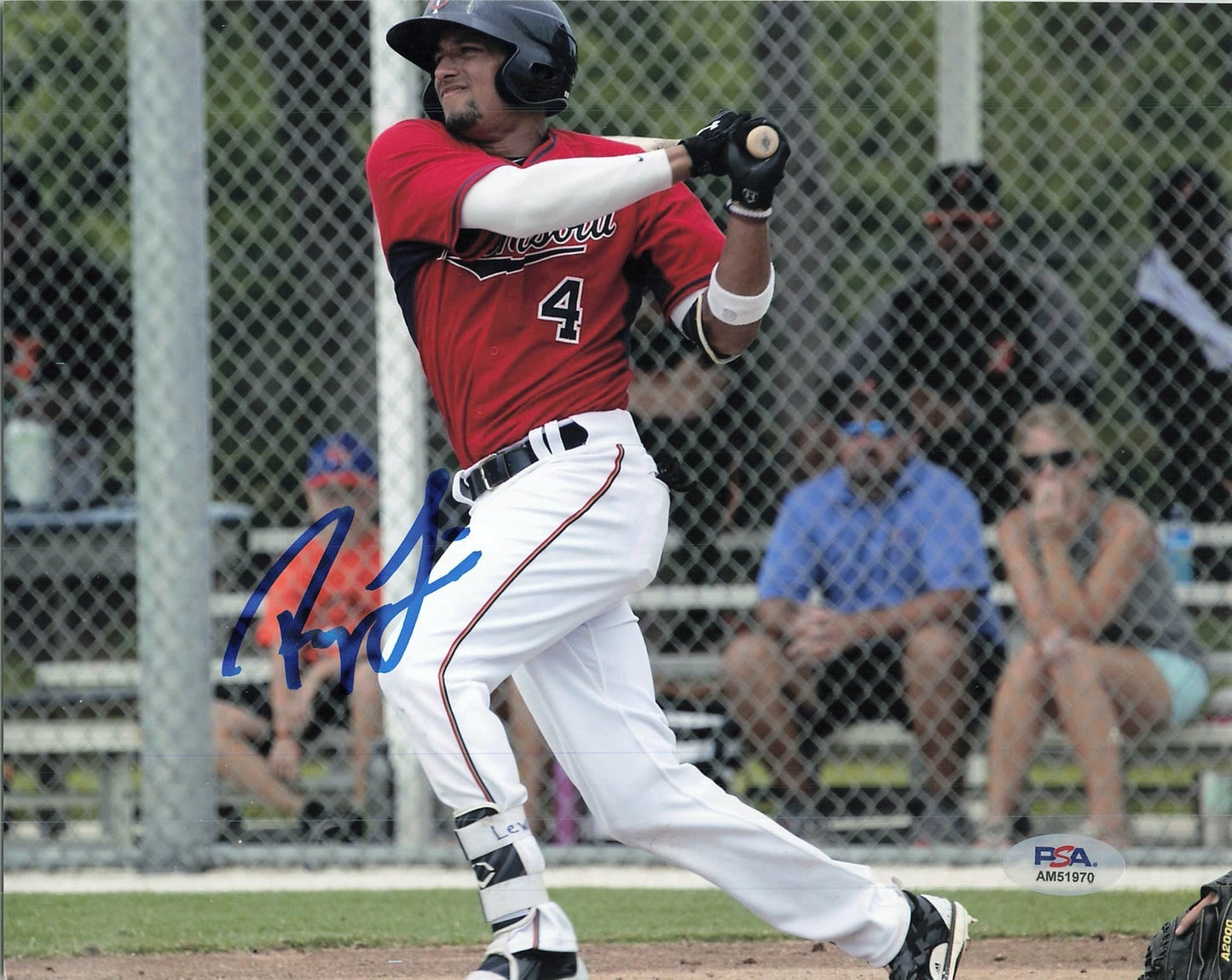 ROYCE LEWIS signed 8x10 photo PSA/DNA Minnesota Twins Autographed