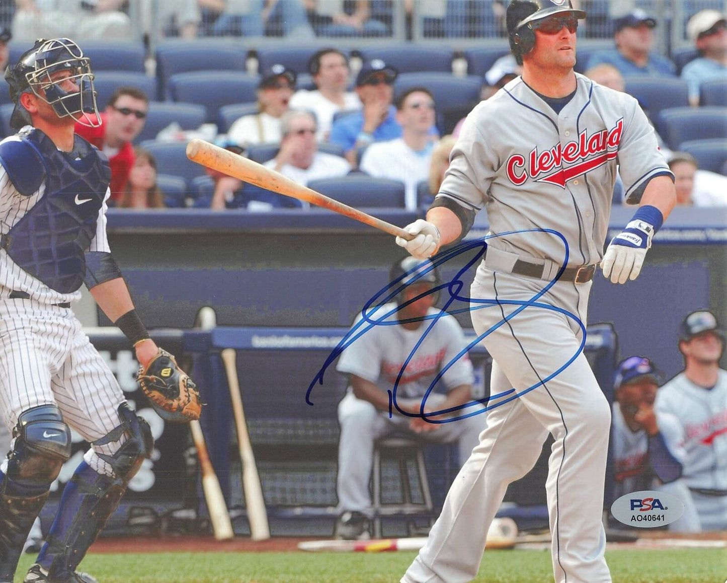 Russell Branyan signed 8x10 photo PSA/DNA Autographed Cleveland