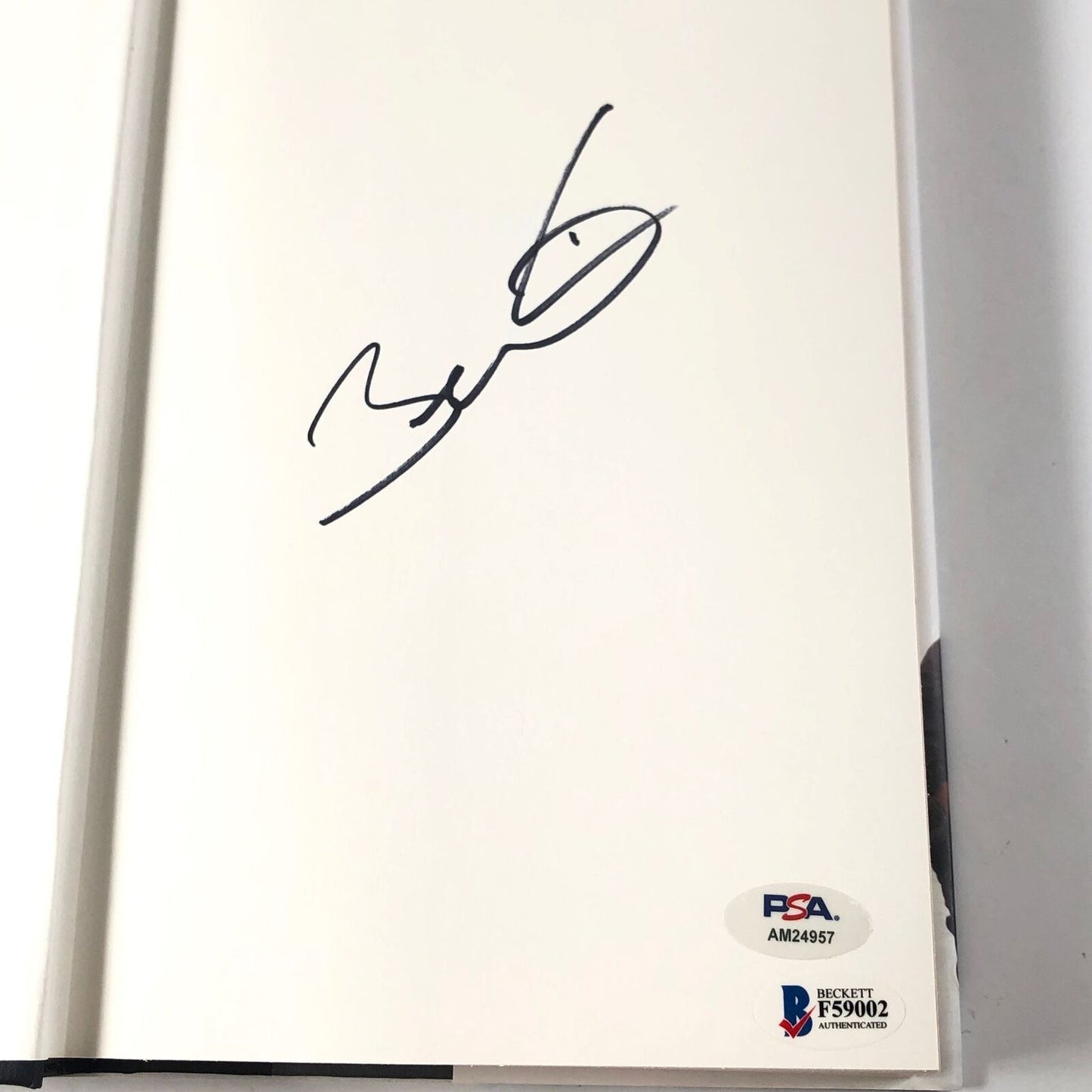 Dwyane Wade Signed Book PSA/DNA Autographed Father First