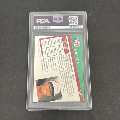 1991 Pro Set #102 Bob Estes Signed Card PSA/DNA Slabbed AUTO