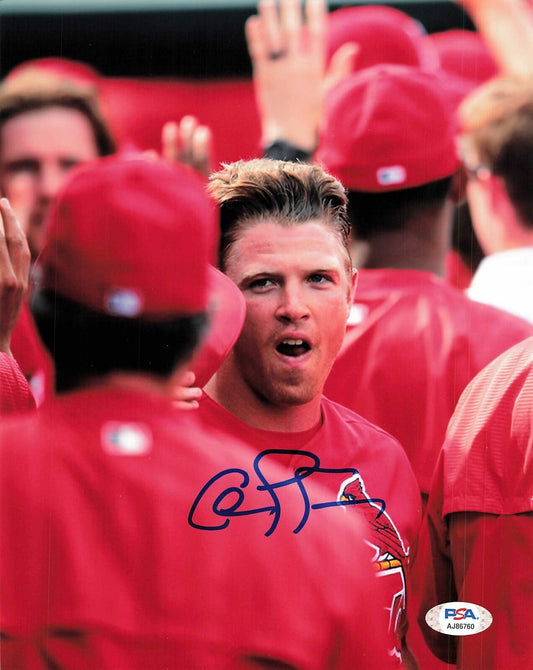 CHARLIE TILSON signed 8x10 photo PSA/DNA St. Louis Cardinals Autographed