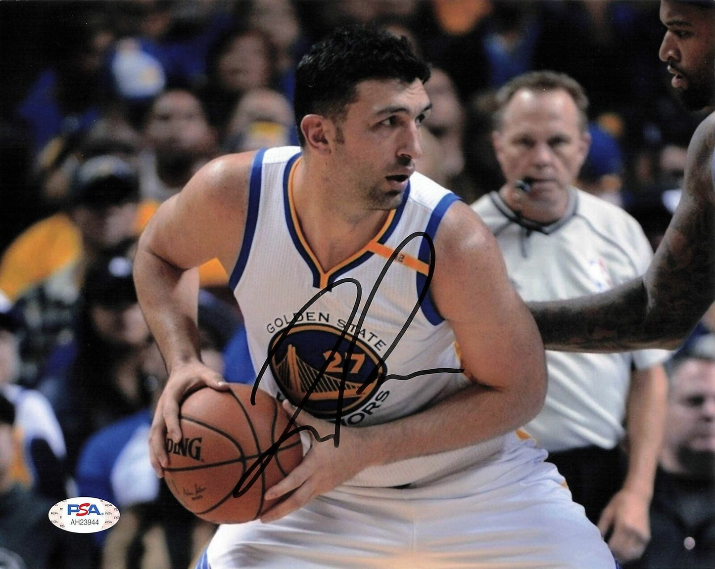 Zaza Pachulia signed 8x10 photo PSA/DNA Golden State Warriors Autographed