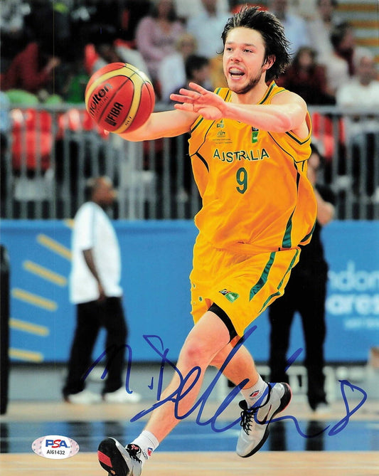 Mathew Dellavedova signed 8x10 photo PSA/DNA Australia Cleveland Cavaliers Autog