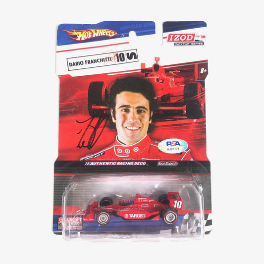 DARIO FRANCHITTI Signed Hot Wheels Toybox PSA/DNA Racing