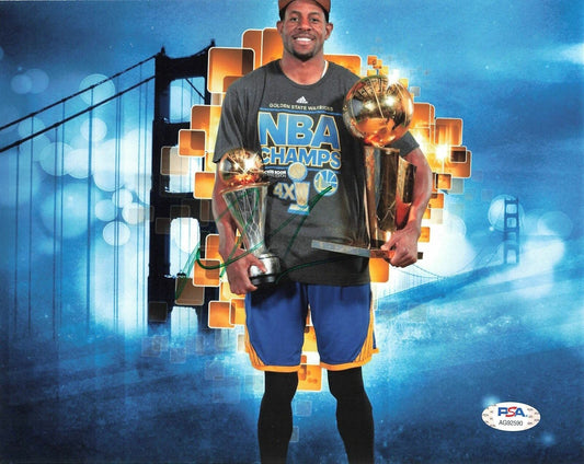 Andre Iguodala signed 8x10 photo PSA/DNA Golden State Warriors Autographed