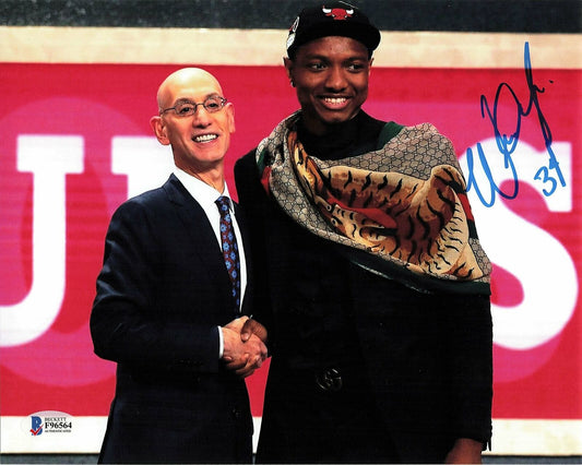 Wendell Carter Jr. signed 8x10 Photo BAS Beckett Chicago Bulls