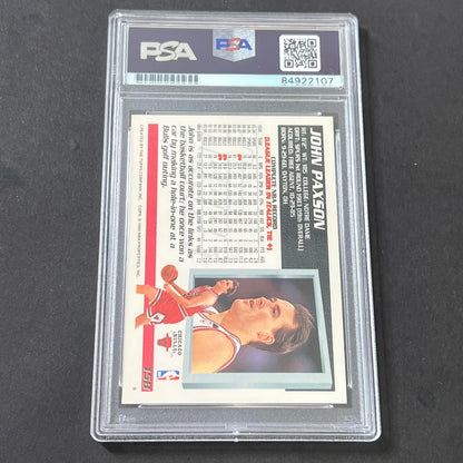 1994-95 Topps Basketball #158 John Paxson Signed Card AUTO Grade 10 PSA Slabbed